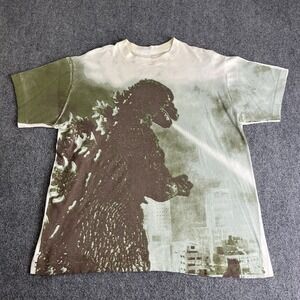 Vintage 1994 GODZILLA Promo KING OF THE MONSTERS T-shirt Men's Size XL AOP RARE